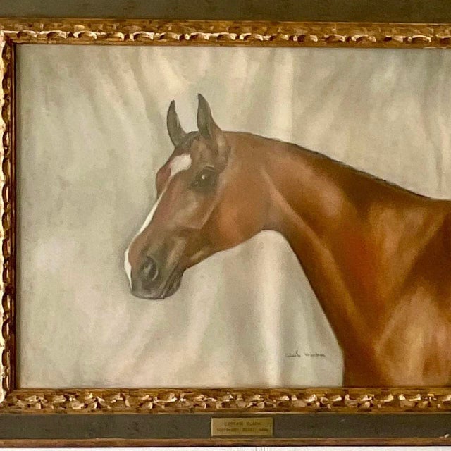 Vintage Realist Original Oil on Paper Painting “Captain Flash” Signed For Sale - Image 12 of 13