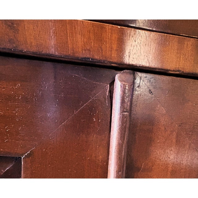 Mid 20th Century Mahogany Dry Sink Cabinet With Backsplash, Lock & Key For Sale - Image 17 of 18