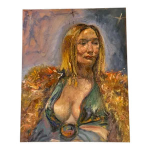Portrait of a Woman, Contemporary Oil Painting, Unique Art, by Van Ness