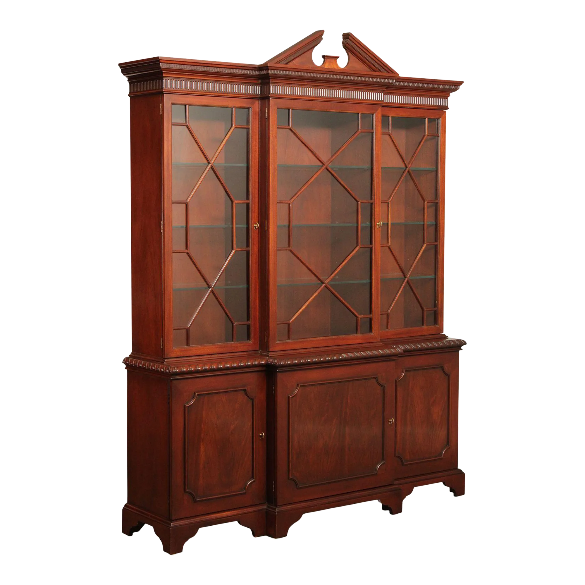 Vintage Baker Furniture Company China and Display Cabinets | Chairish