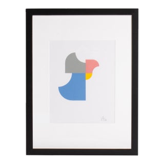 1995 “Konstruktion and Intuition” Serigraph Print by Anton Stankowski For Sale