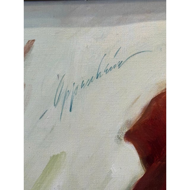 1930s 1930s "Women With Hat" by Samuel Edmund Oppenheim For Sale - Image 5 of 5