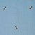 Farmhouse Sample - Schumacher Honey Bee Embroidery Fabric in Sky For Sale - Image 3 of 3