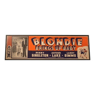 Blondie Brings Up Baby | Framed Original 1939 Movie Poster For Sale