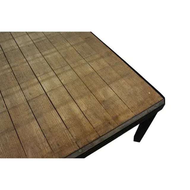 Wood Brick Layer Coffee Table For Sale - Image 7 of 12