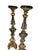 Wood Italian Candlesticks With Engraved Mirrors - a Pair For Sale - Image 7 of 8