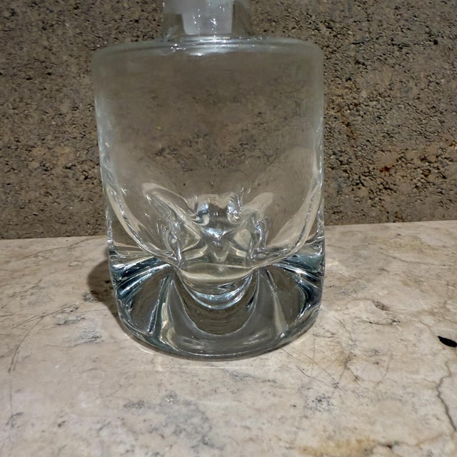1960s Vintage Small Decanter Crystal For Sale - Image 5 of 10