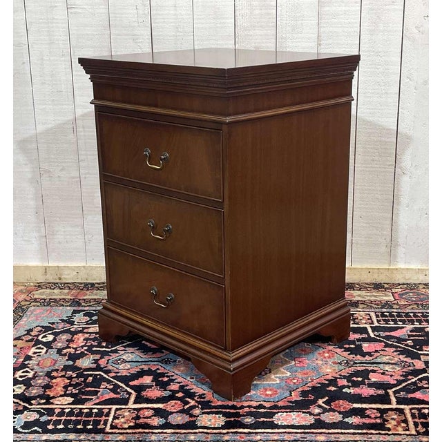 English Mahogany Chest of Drawers, 1950s For Sale - Image 12 of 14