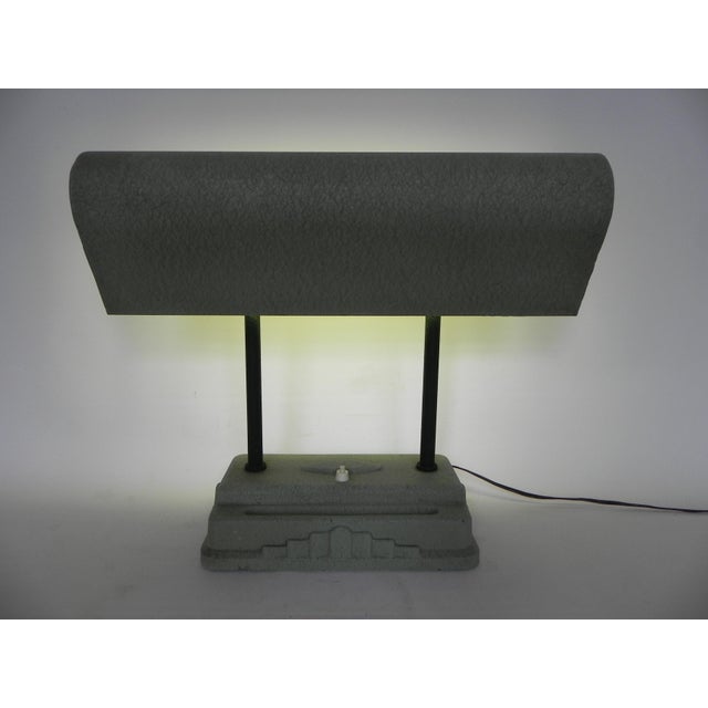 Green Vintage Art Deco Desk Lamp from Sevadac, 1930s For Sale - Image 8 of 18