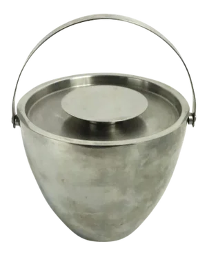 Modernist Stainless Steel Ice Bucket After Jacobsen