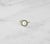 Pearl & Emerald Halo Ring 14k Yellow Gold, Size 3.5 For Sale - Image 4 of 5