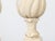 White 19th Century Pine Twisted Finials on Tall Bases Mounted as Table Lamps - a Pair For Sale - Image 8 of 10