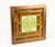 Art Nouveau 19th/20th C. English Art Nouveau Ceramic Majolica Glazed Tile With Flower, Framed For Sale - Image 3 of 6