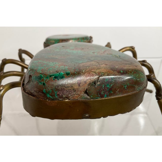 Mid 20th Century Mid 20th Century Stone and Copper Eight Legged Bug For Sale - Image 5 of 12