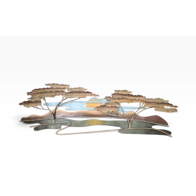 Tan Brutalist Wall Hanging Sculpture C. 1970/80’s After Jere, Seandel, Friedel Unsigned For Sale - Image 8 of 8