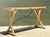 Vintage Wood and Metal Extendable Console Table For Sale - Image 16 of 18