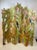 Mid-Century Modern Colorful Tropical Birds Amongst Exotic Foilage Painted & Carved Wood Room Screen For Sale - Image 3 of 10