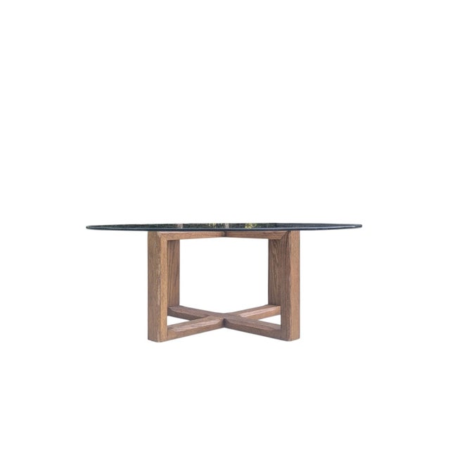 Mid-Century Modern Mid Century Modern Oak Wood Coffee Table For Sale - Image 3 of 15