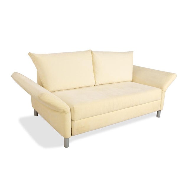 Modern Maya 2-Seater Sofa in Beige Upholstery from Franz Fertig For Sale - Image 3 of 18