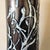 Black Mid Century Modern Italian Tall Vase 1960s For Sale - Image 8 of 14