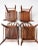 Antique Spindle Back Farmhouse Chairs Set of 4 For Sale - Image 14 of 16