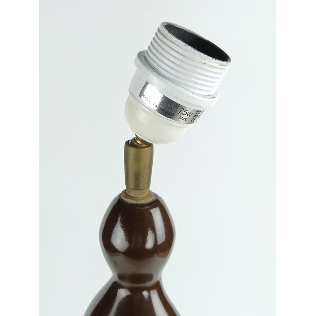 Ceramic Pebble-Shaped Lamp Base by François Chatain, France, 1980 For Sale - Image 7 of 9