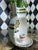 Traditional La Menora Talavera Spanish Hand-Painted Ceramic Wall Candle Sconce For Sale - Image 3 of 12