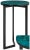 Round End Table in Turquoise For Sale - Image 4 of 5