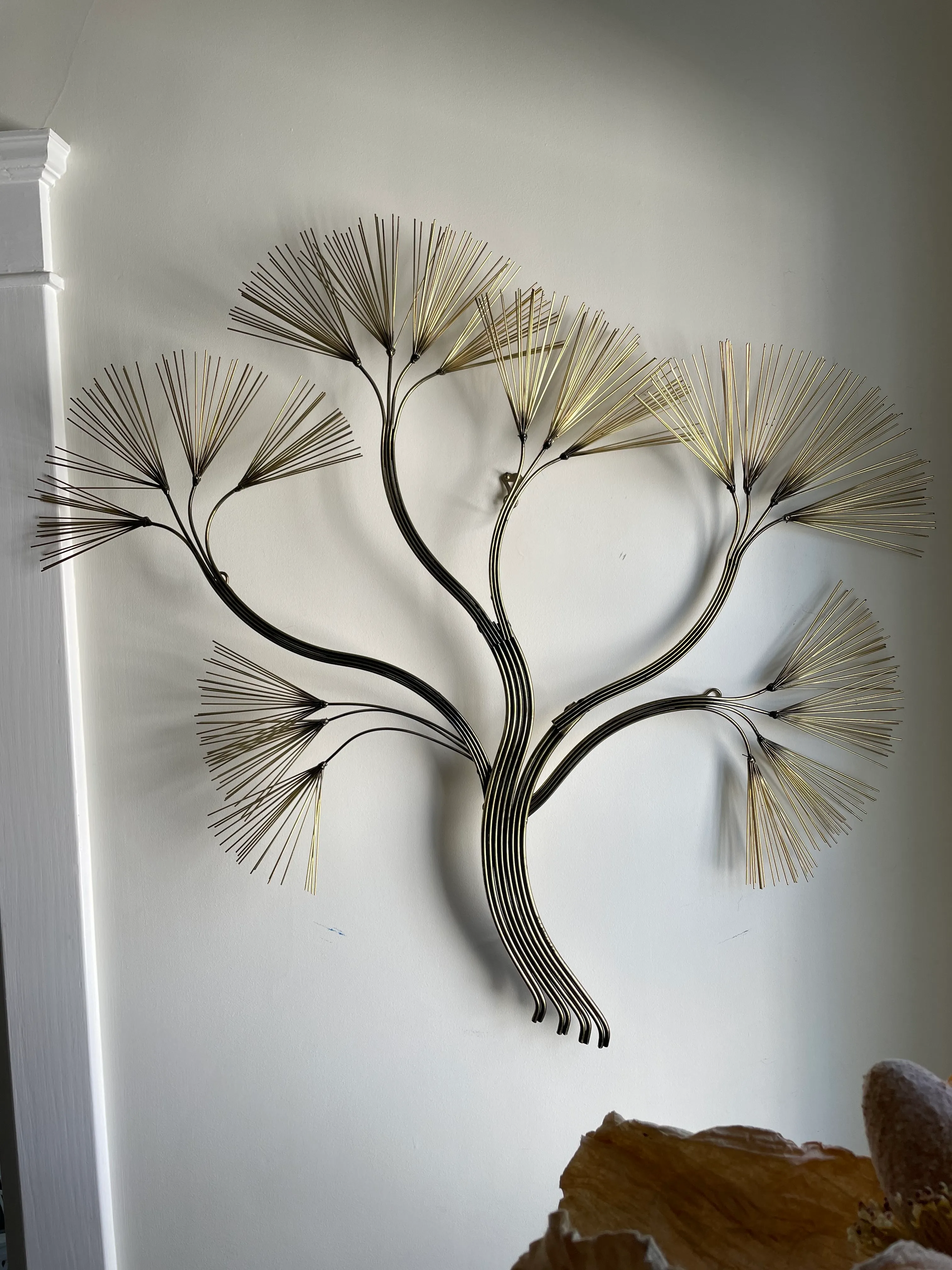 Vintage Curtis Jere Wall Tree Sculpture | Chairish