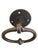 Vintage Heavyweight Iron Door Knocker or Door/Gate Pull For Sale In Phoenix - Image 6 of 8