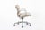 Herman Miller Eames for Herman Miller Tan Cream Office Chair in Schumacher Vegan Suede For Sale - Image 4 of 13