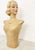 Plaster bust/mannequin which served an advertising purpose for new lingerie collections. It is in very good condition for...