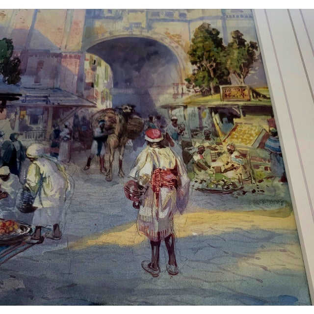 Raphael Jones, Landscape Composition, 1927, Watercolor For Sale - Image 10 of 13