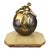 Late 20th Century Bronze Life Started From Africa Half World Globe For Sale