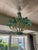 Murano Chandelier with Green Gold Leaf 24K, 1960s For Sale - Image 6 of 11