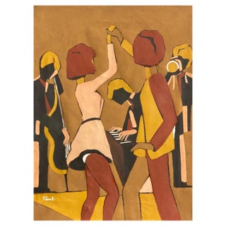 Gilbert Pauli, The Rock, Oil on Canvas, 1995 For Sale