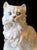 1960s Vintage Italian Terra-Cotta Two Piece Sculpture Persian White Cat on a Pillow Circa 1960s For Sale - Image 5 of 16