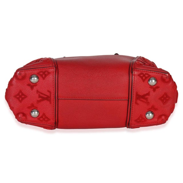 2010s Framboise Calfskin Monogram Tote W BB For Sale - Image 5 of 9