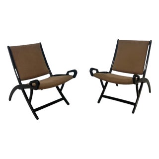 Ninfea Folding Chairs attributed to Gio Ponti for the Reguitti Brothers, 1960s, Set of 2 For Sale
