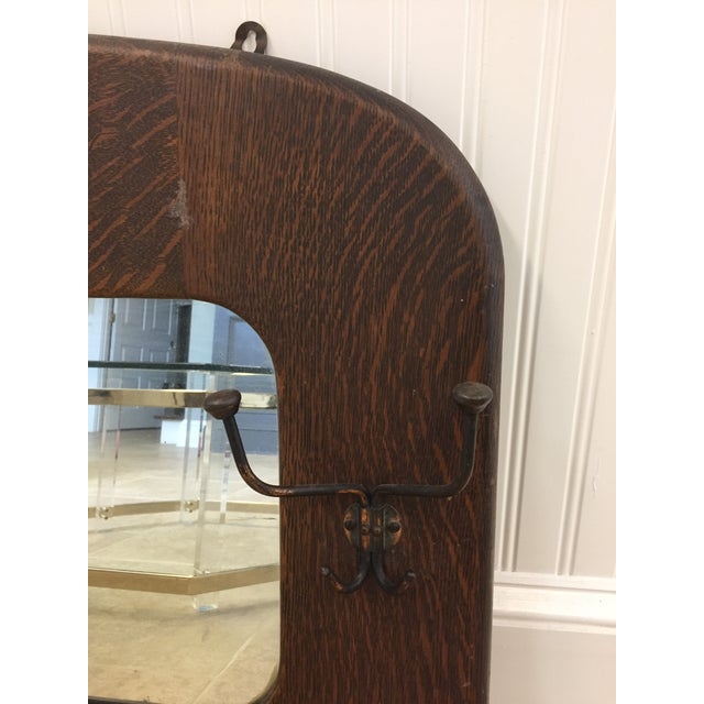 Antique Mirror & Coat HooksFinal Markdown Chairish