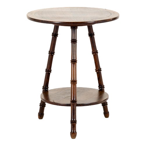 Olive Wood Occasional Table For Sale