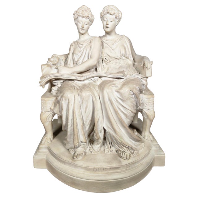 Ed Lanteri, Greek Ladies, 19th Century, Terracotta For Sale