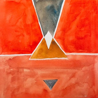 Self-Portrait - the Colour of My Skin Original Abstract Painting For Sale