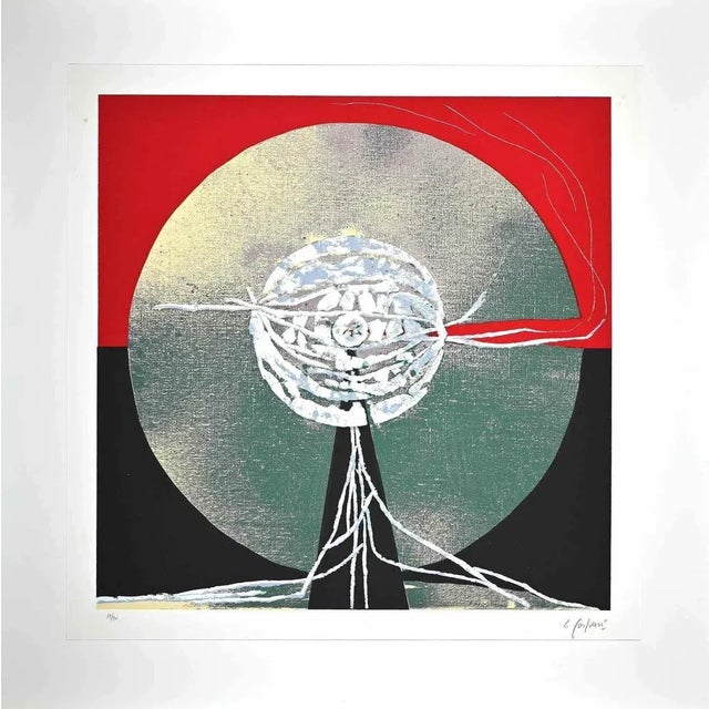 Abstract Composition is an original Contemporary artwork realized in 1970s by Luciano Gaspari. Original Screen Print....