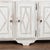 20th Century Swedish White Painted Oak Sideboard Buffet For Sale - Image 12 of 15