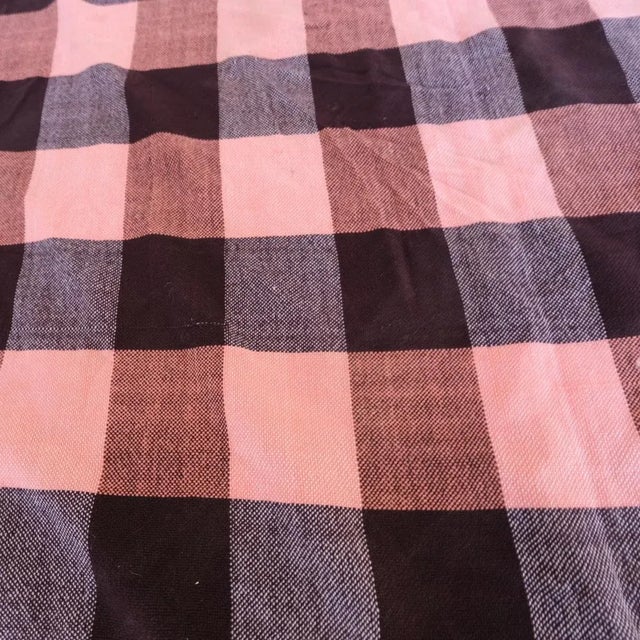 Textile 1990s Handmade Moroccan Haik Blanket - 6'0" X 7'4" Ft For Sale - Image 7 of 7