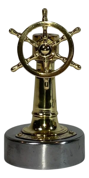 Solid Brass Antique Ship Wheel Cigar Cutter