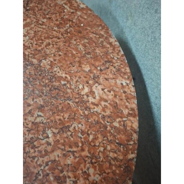 Empire-Style Side Table in Mahogany and Mahogany Veneer For Sale - Image 3 of 8