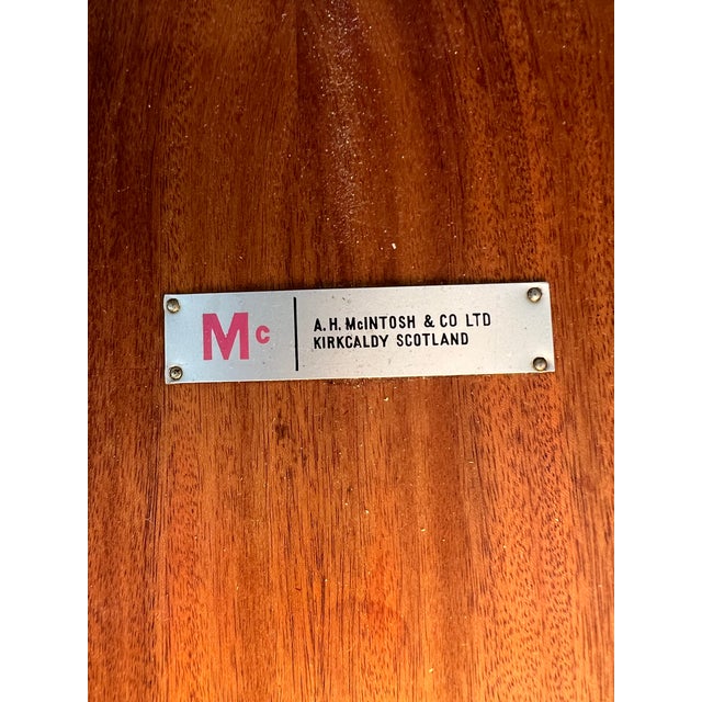 Mid 20th Century Scottish Mid-Century Modern Teak Circular Table With Leaf by A. H. McIntosh & Co For Sale In New York - Image 6 of 13