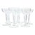 Mid-Century Hollow Champagne Coupes- Set of Eight For Sale